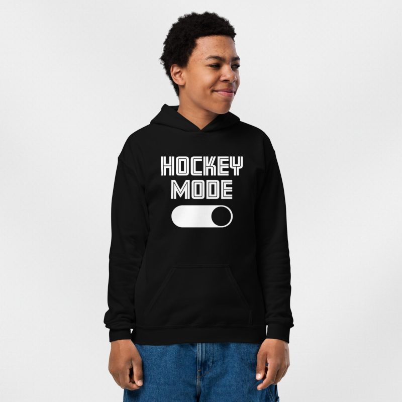 Hockey Mode Youth Heavy Blend Hoodie